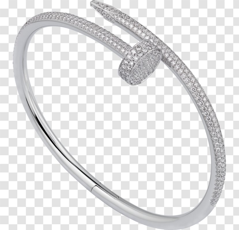 Cartier Love Bracelet Diamond Gold Transparent PNG