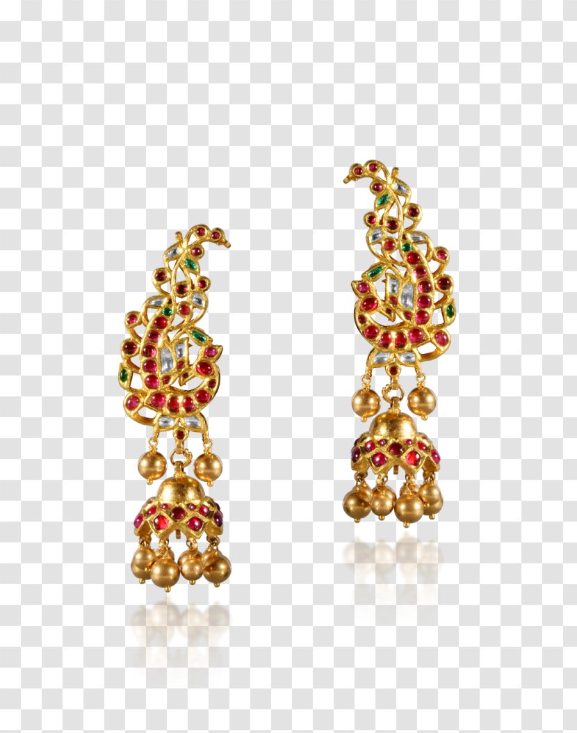 Earring Body Jewellery Maroon Human - Tree - Temple Hyderabad Transparent PNG