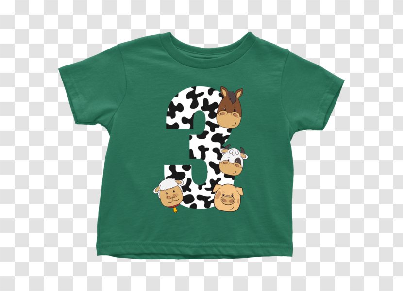 T-shirt Hoodie Sleeve Clothing Sizes - Pasture Farm Animal Transparent PNG