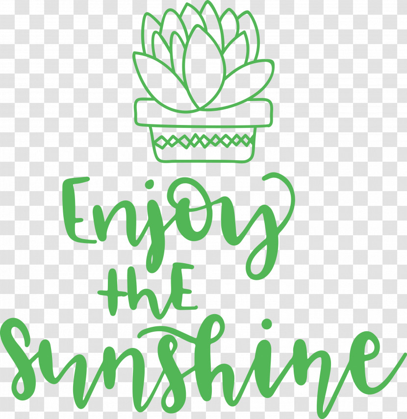 Sunshine Enjoy The Sunshine Transparent PNG