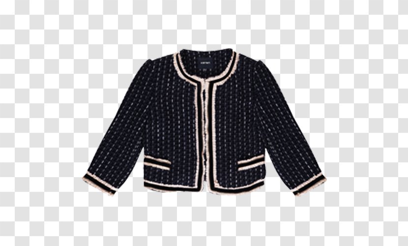 Blazer Jacket Sweatjacke Sleeve Button - Watercolor - Chanel Transparent PNG