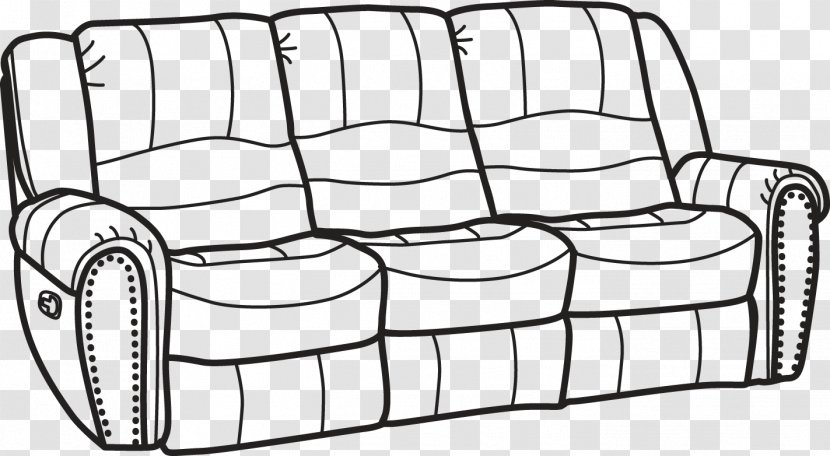 Couch Recliner Furniture Table Clip Art - Rectangle Transparent PNG