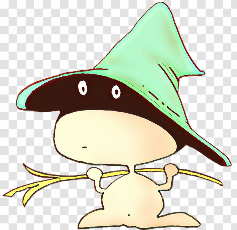 Cartoon Green Hat Costume Hat Headgear Transparent PNG