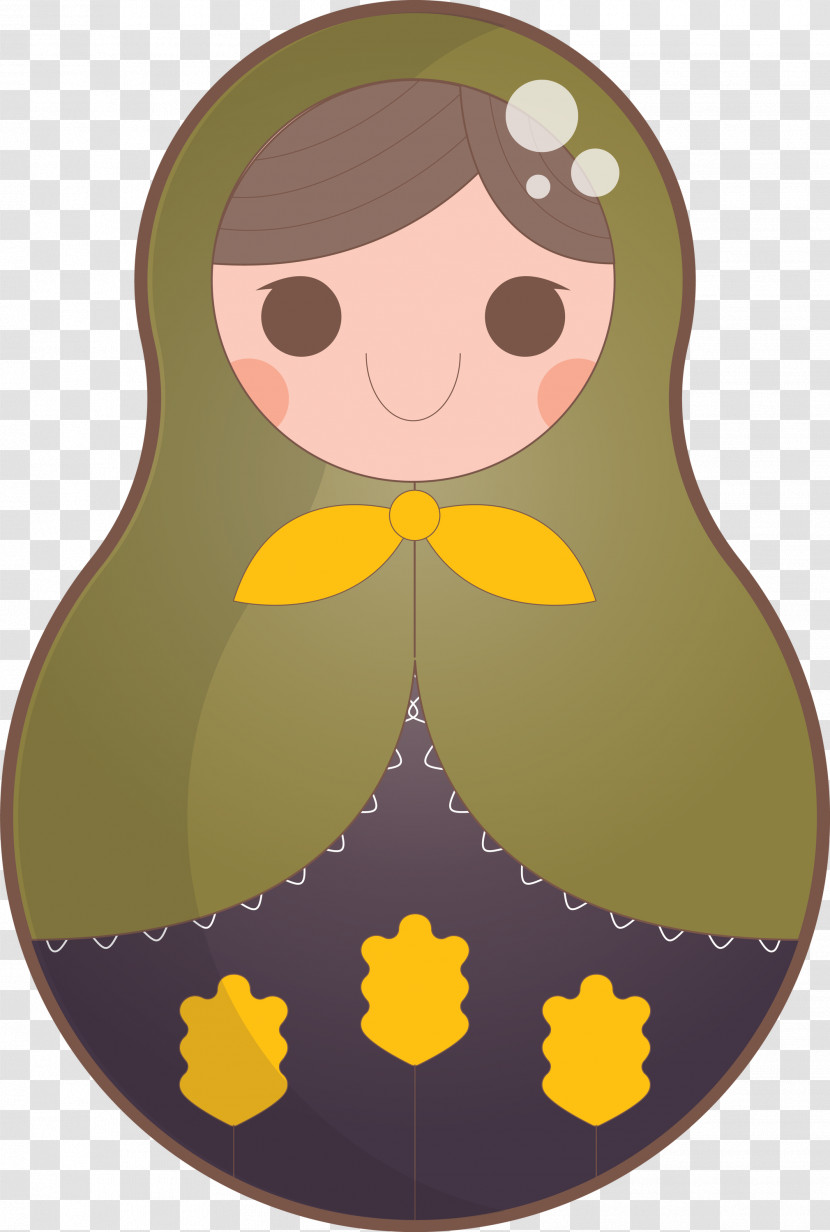 Colorful Russian Doll Transparent PNG