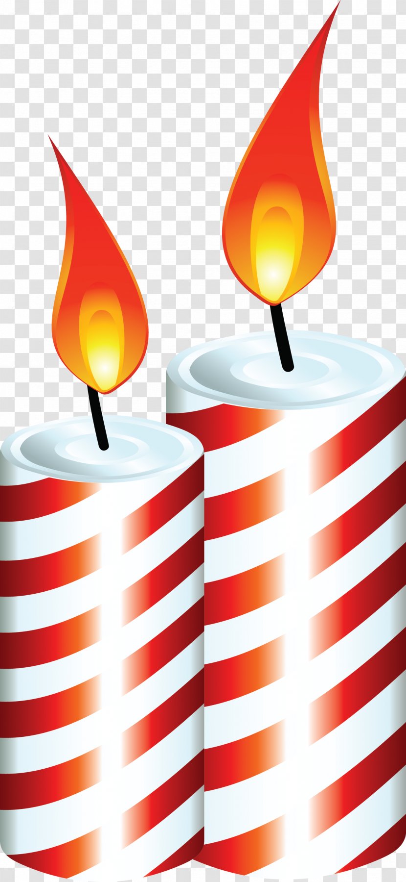 Santa Claus Christmas Candle - Candles Creative Transparent PNG