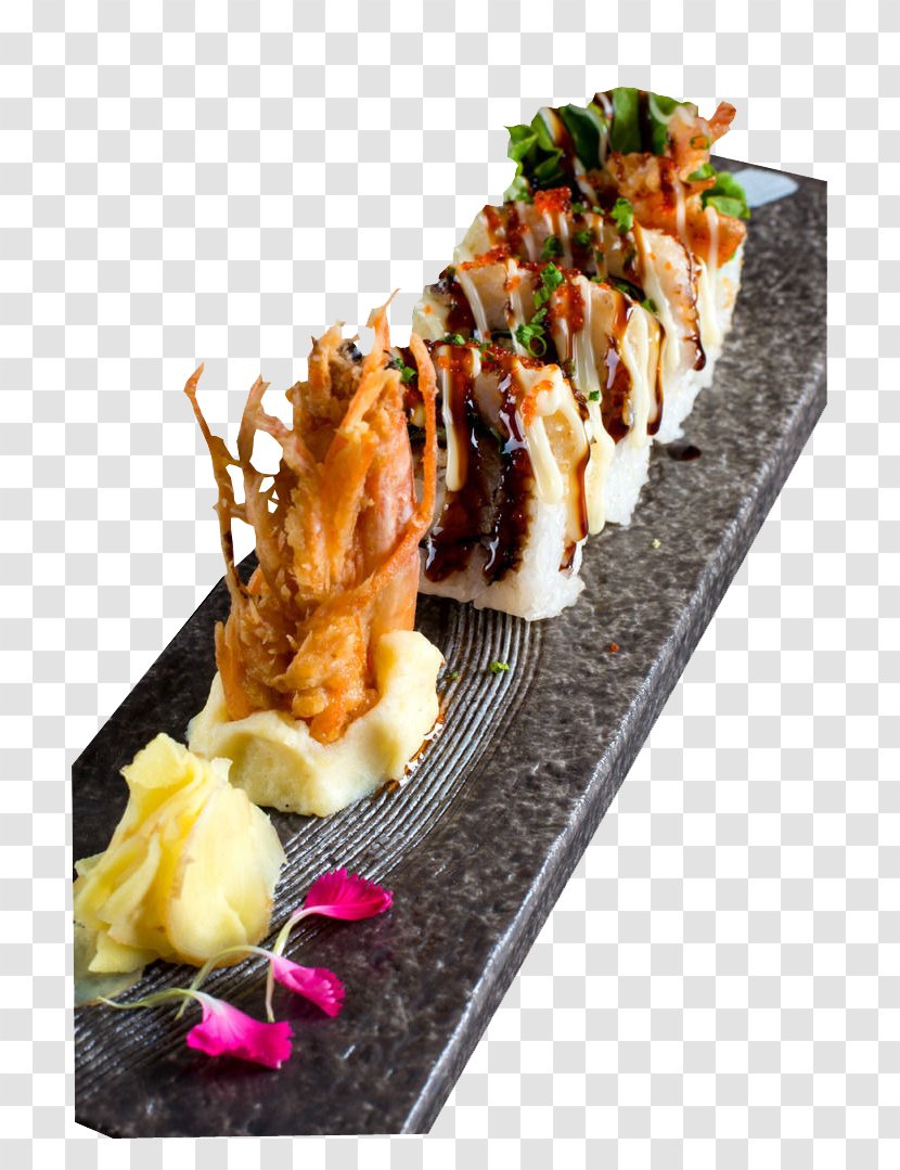 Sushi Japanese Cuisine Churrasco Barbecue Asian - Food - Princess Lee Roll Transparent PNG