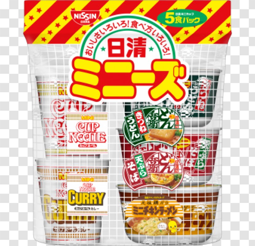Nissin Chikin Ramen MINI Foods Cup Noodles - Soba - Mini Transparent PNG