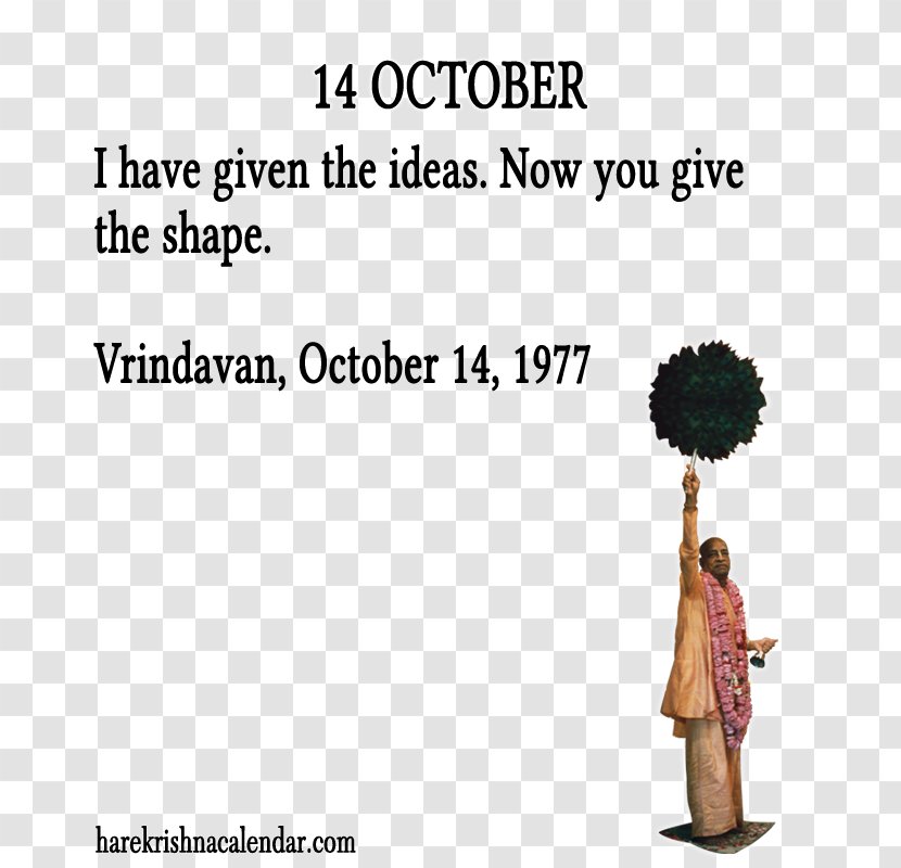 October Quotation Krishna Month Vrindavan Transparent PNG