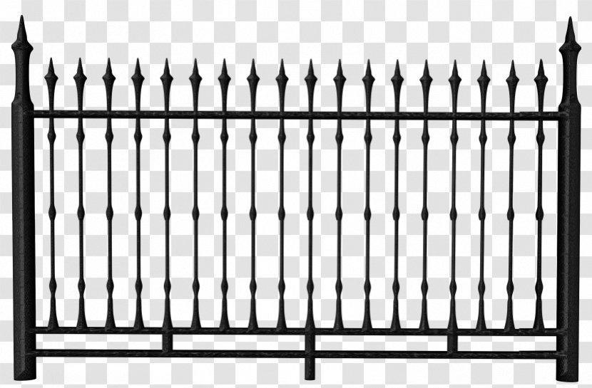 Fence Chain-link Fencing The Fetzer Institute - Wire - Transparent Black Iron Clipart Transparent PNG