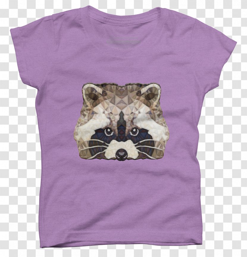 T-shirt Raccoon Canvas Print Sleeve - Top - Tshirt Transparent PNG