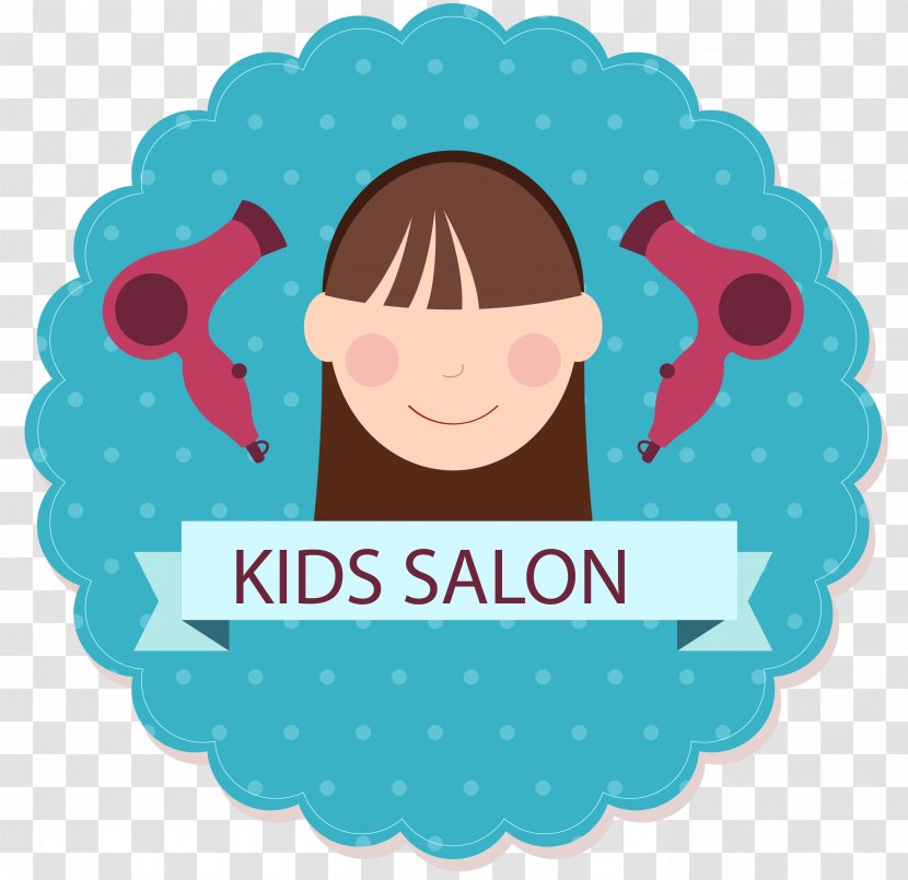 Beauty Parlour Hairdresser Hairstyle Euclidean Vector - Smile - Barber Shop Tag Transparent PNG