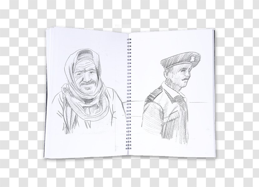 Paper Figure Drawing Sketch - Notebook - Egypt National Transparent PNG