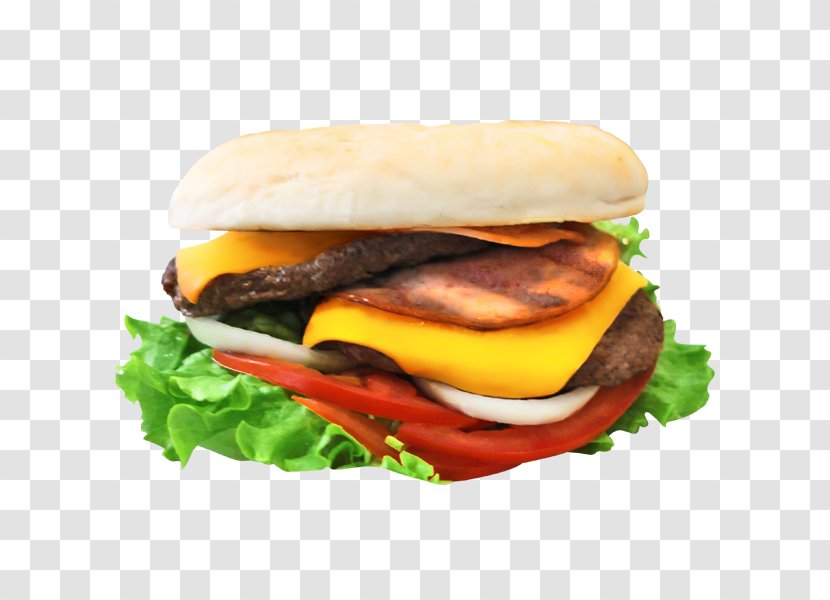 Hamburger Breakfast Sandwich Cheeseburger Veggie Burger Fast Food - And Coffe Transparent PNG