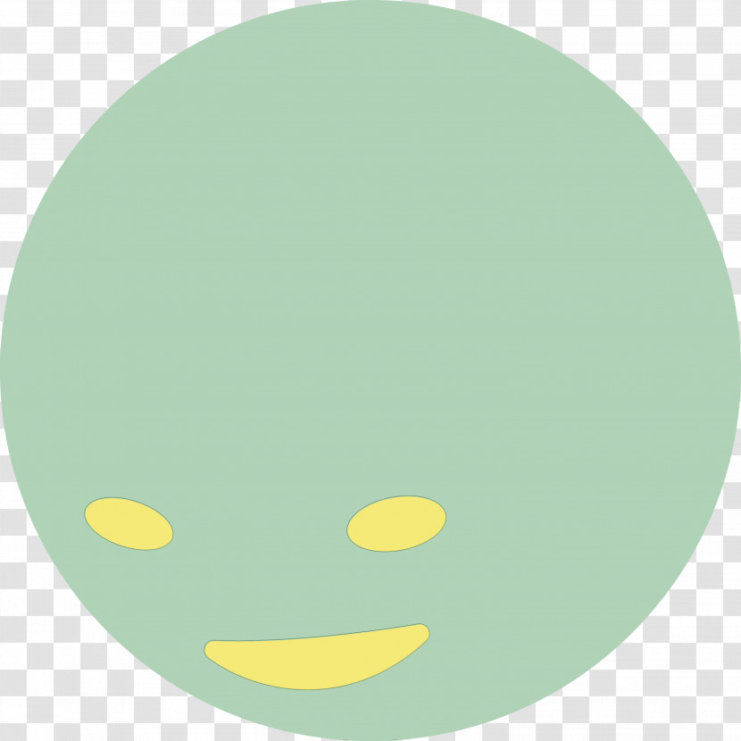Smiley Face Circle Green Font Transparent PNG