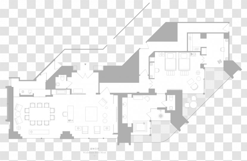 Floor Plan Architecture House Suite - Studio Transparent PNG