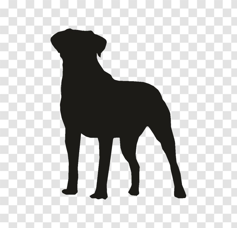 Bulldog The Rottweiler Pug Clip Art - Silhouette Transparent PNG