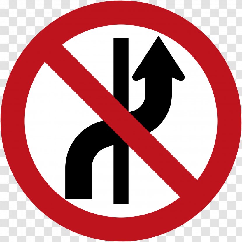 Traffic Sign U-turn Regulatory Turn On Red Road - Royaltyfree Transparent PNG