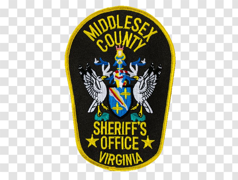 Police Sheriff Badge Embroidered Patch Organization - Embroidery - Middlesex University Transparent PNG
