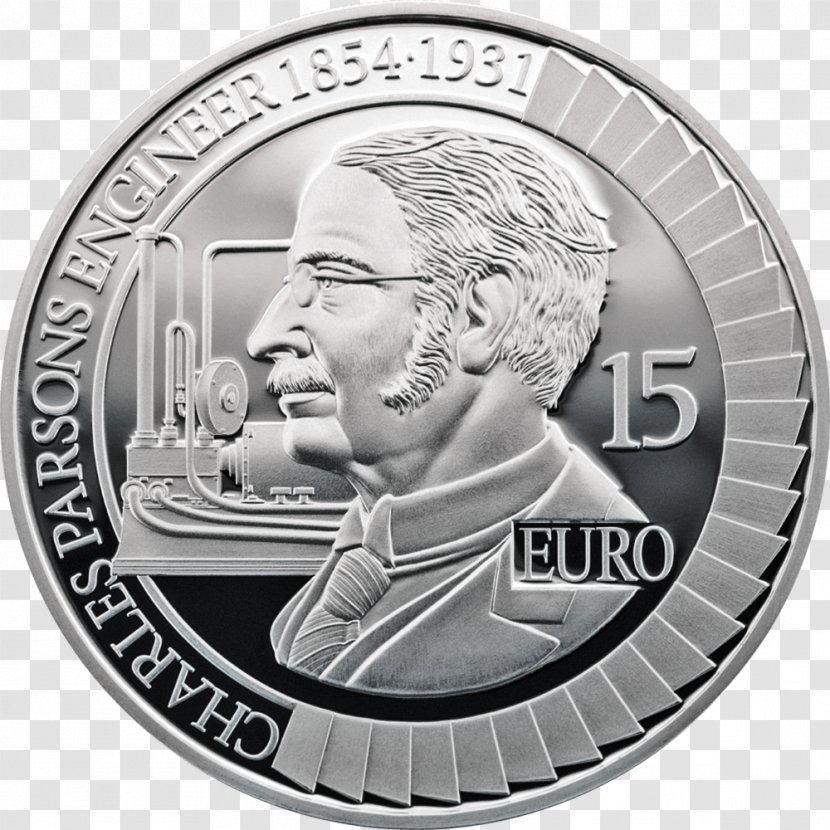 Ireland Proof Coinage Silver Euro - Money - Coin Transparent PNG