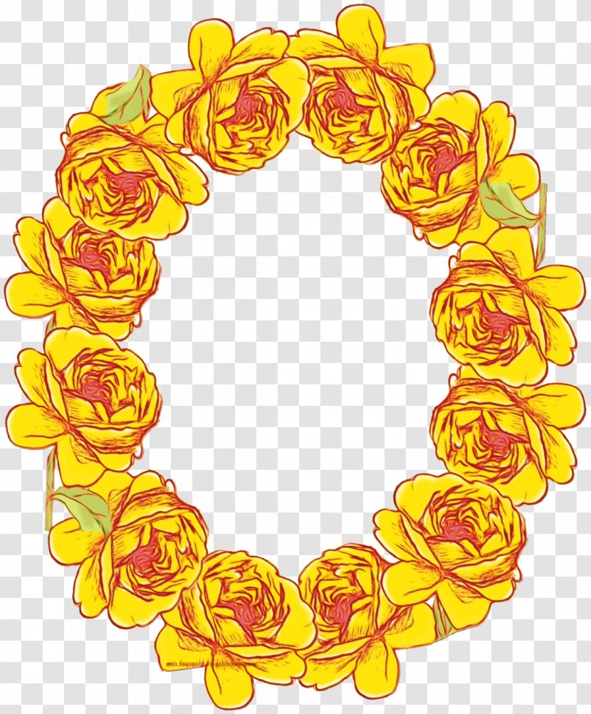 Orange - Yellow - Lei Transparent PNG