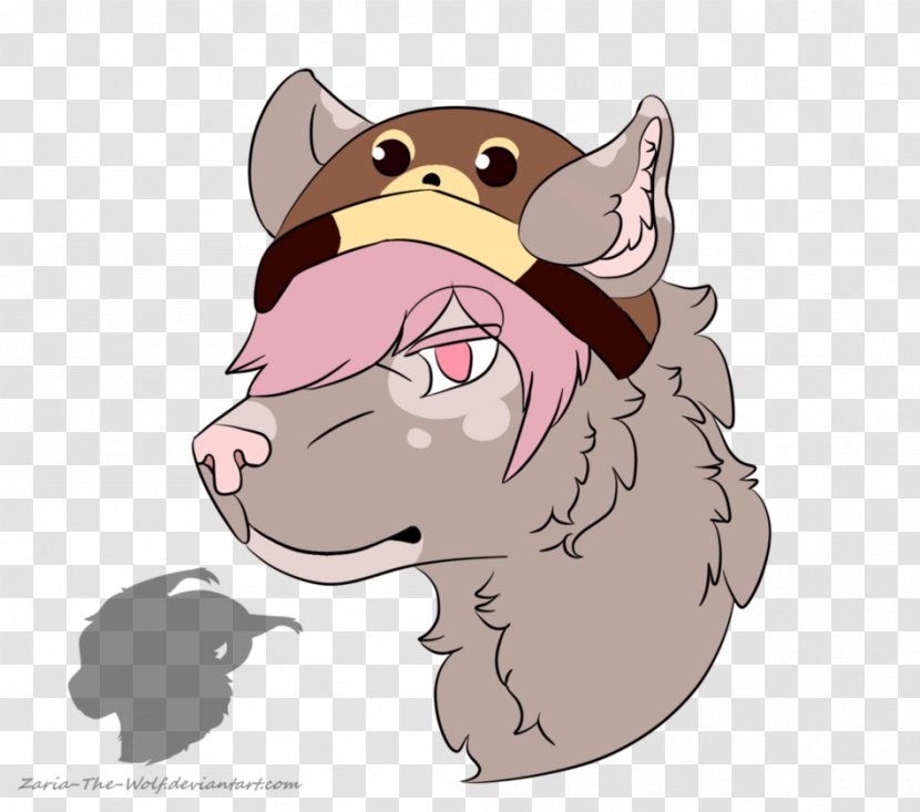 Cat Dog Pig Mammal Horse - Fictional Character - Cute Wolf Transparent PNG