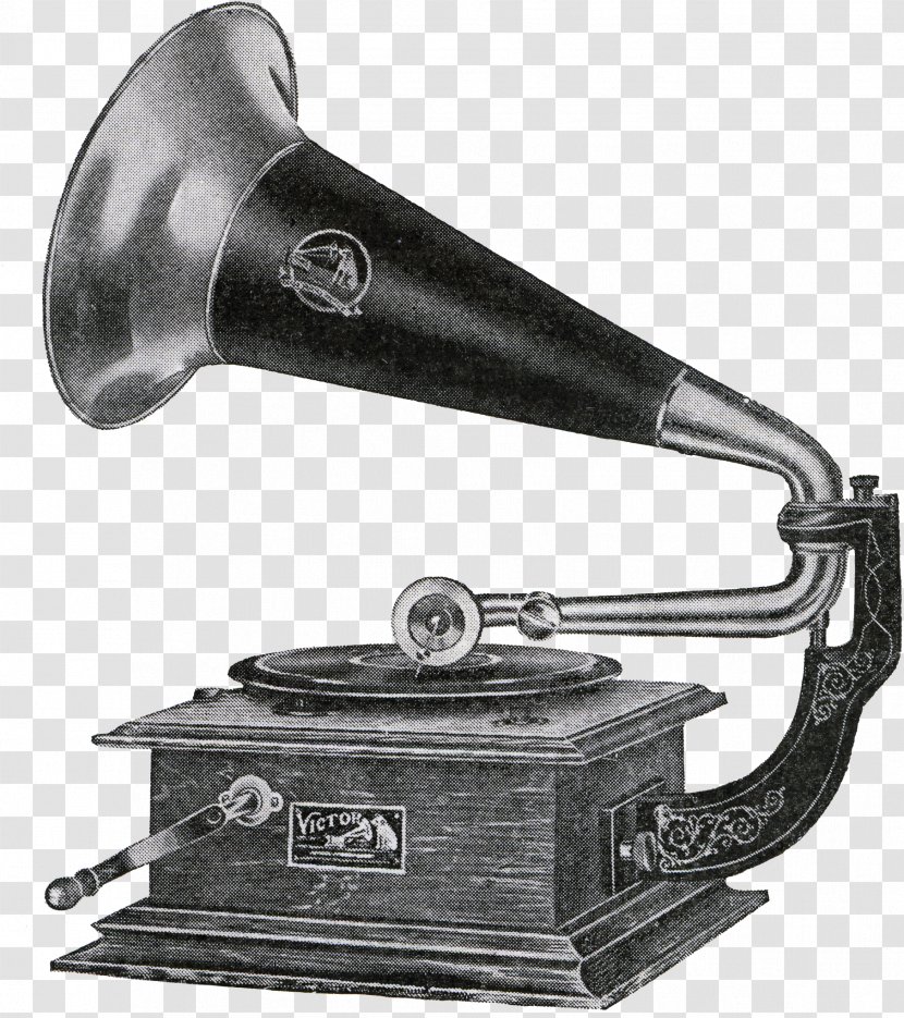 Phonograph Victor Talking Machine Company Drawing - Watercolor - Gramophone Transparent PNG