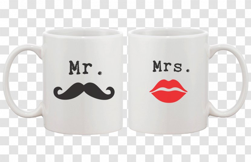 Mug Couple Ceramic Newlywed Cup - Gift - Cute Cups Transparent PNG