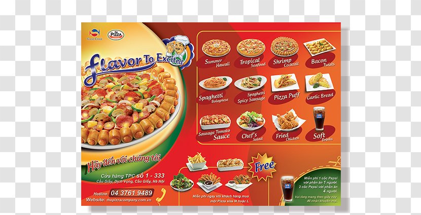 Fast Food Natural Foods Pizza Junk - Cuisine - Business Leaflets Transparent PNG