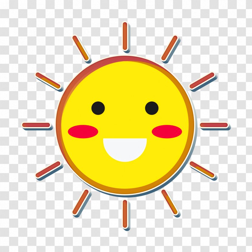 Sun Icon - Smile - Happy Cartoon Transparent PNG
