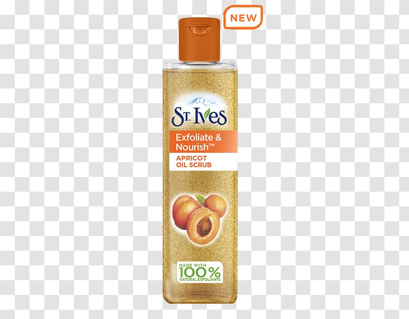 Exfoliation St. Ives Exfoliate & Nourish Oil Scrub Fresh Skin Apricot - St Nourished Smooth Oatmeal Scrubmask - Face Transparent PNG