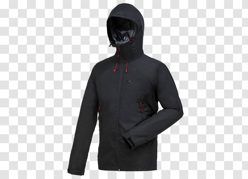 Shell Jacket The North Face Raincoat Millet - Sleeve Transparent PNG