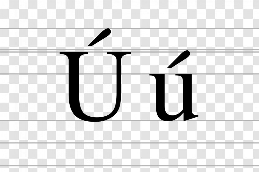 Ú Ladin Alphabet Acute Accent - Frame Transparent PNG