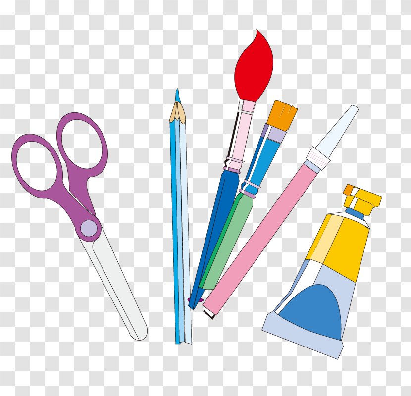 Learning Drawing Cartoon - Vector Tools Transparent PNG
