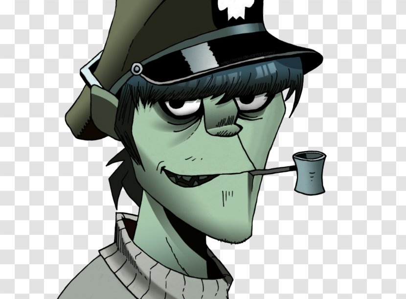 Murdoc Niccals 2-D Gorillaz Plastic Beach Noodle - Frame - Sign Transparent PNG