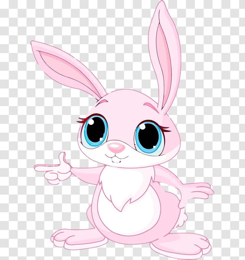 Domestic Rabbit Easter Bunny Hare - Flower Transparent PNG