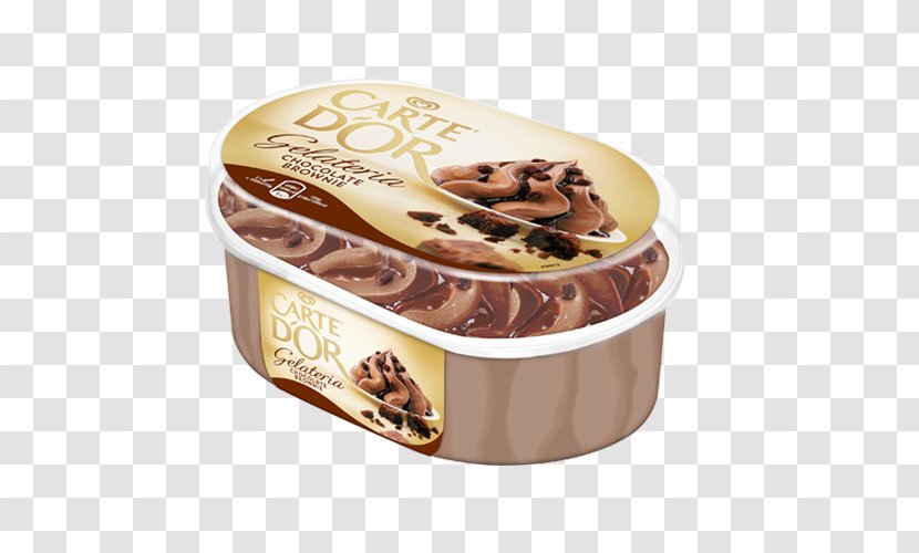 Chocolate Ice Cream Brownie White Sorbet - Brownies Transparent PNG