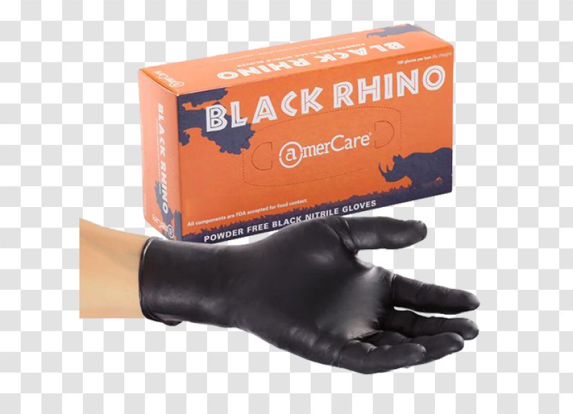 Medical Glove Nitrile Rubber Latex - Heat Transfer Vinyl - Rhino Watercolor Transparent PNG
