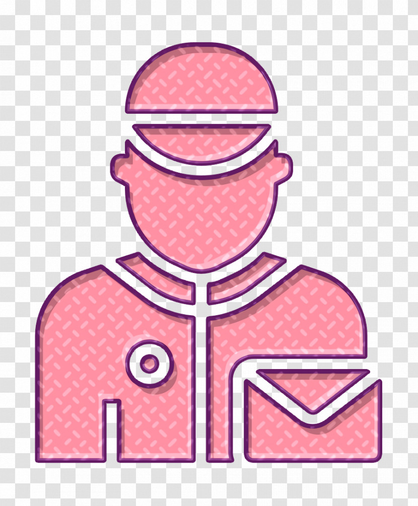 Jobs And Occupations Icon Postman Icon Transparent PNG