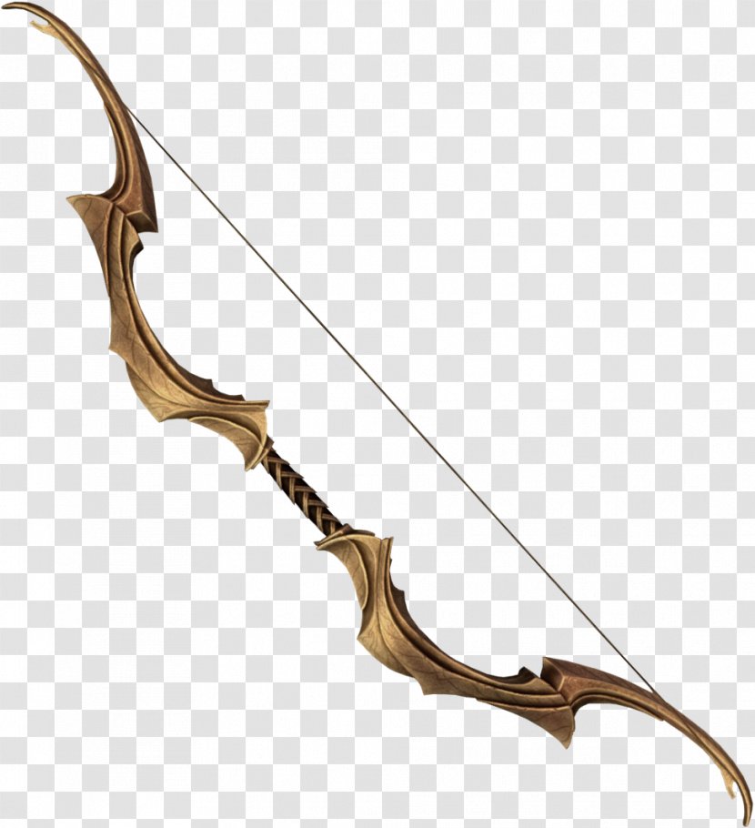 The Elder Scrolls V: Skyrim – Dragonborn Dawnguard Oblivion Weapon Bow And Arrow Transparent PNG