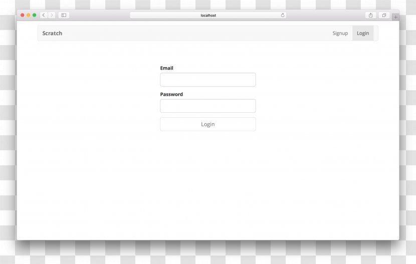 Responsive Web Design Template System - Bootstrap - Login Button Transparent PNG
