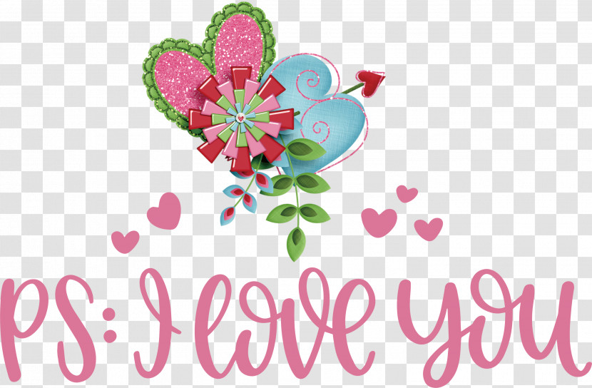 I Love You Valentines Day Quote Transparent PNG