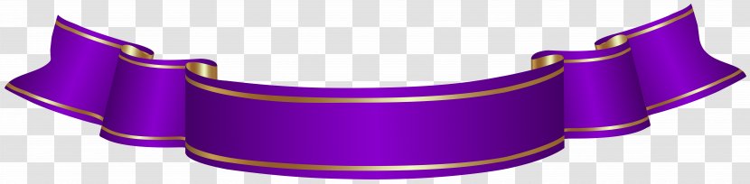 Banner Ribbon Purple Clip Art - Flag - Pink Transparent PNG