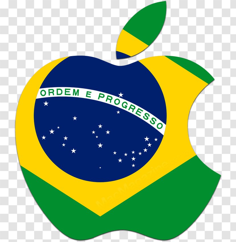 Flag Of Brazil Map Desktop Wallpaper - National Transparent PNG