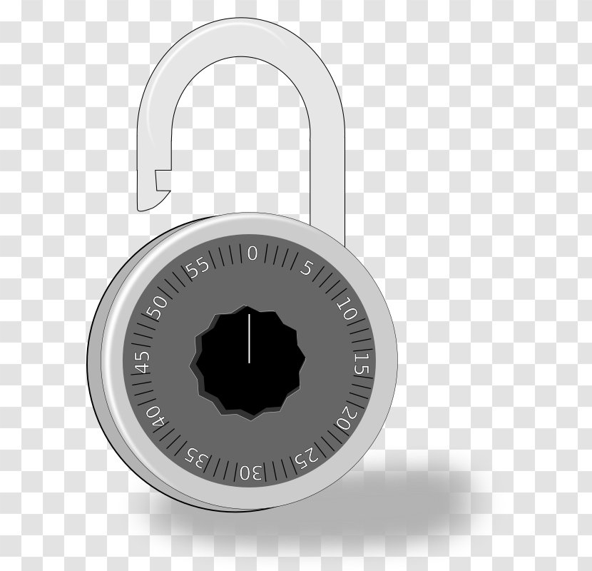 Padlock Combination Lock Number - Master Transparent PNG