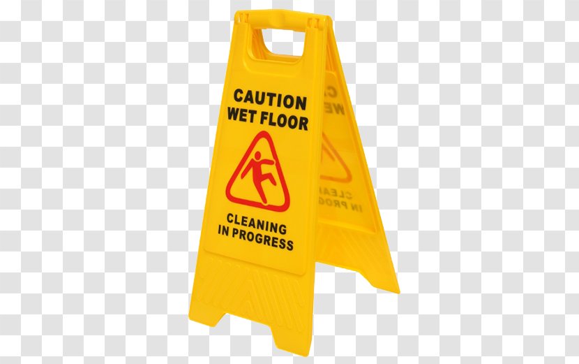 Floor Warning Sign Safety Dangerous Goods - General Cleaning Transparent PNG