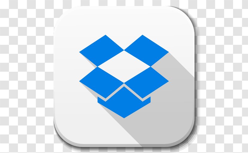 Blue Square Angle Area - Dropbox Paper - Apps Transparent PNG