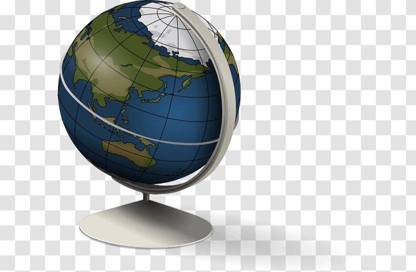 Globe World Earth Clip Art - Wikimedia Commons Transparent PNG