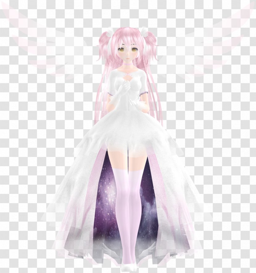 MikuMikuDance Hatsune Miku Vocaloid NGC 6357 Art - Puella Magi Madoka Magica - Dress Model Transparent PNG