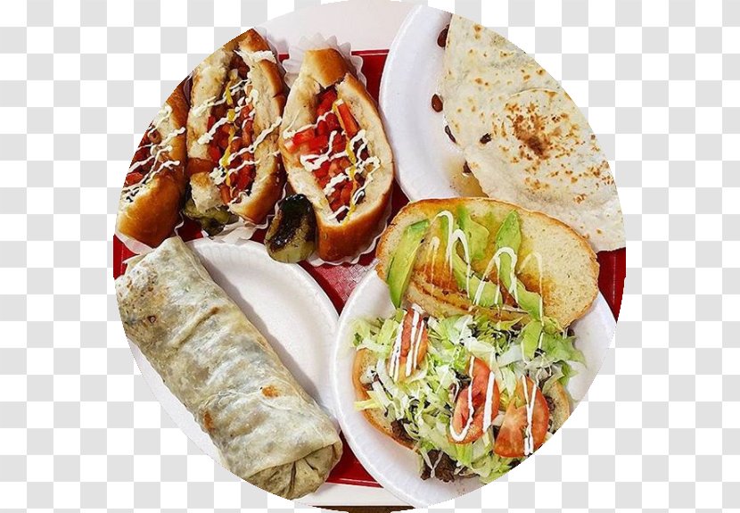 Gyro Mexican Cuisine Burrito Taco Vegetarian - Side Dish - Hot Dog Transparent PNG