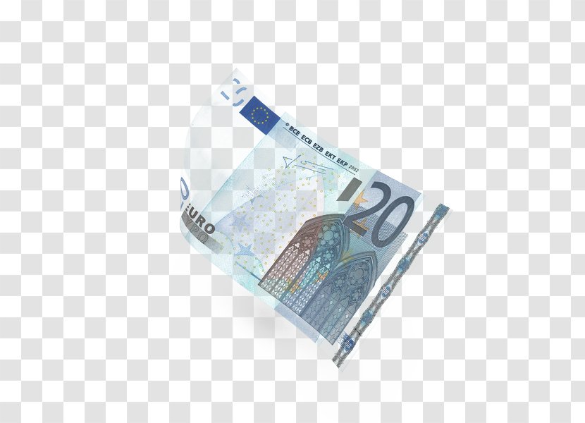 20 Euro Note Banknotes - 10 - Floating Transparent PNG